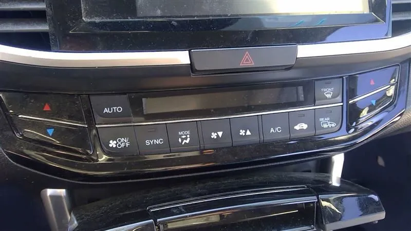 Temperature Control 2017 Honda Accord